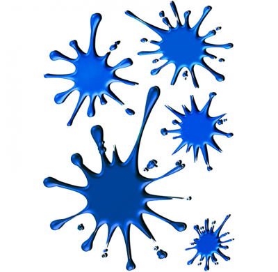 Hoja De Adhesivos (5 Piezas) - Plata - 25x17,5cm