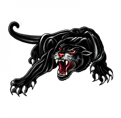 Adhesivo Pantera - Negro - 33x23cm