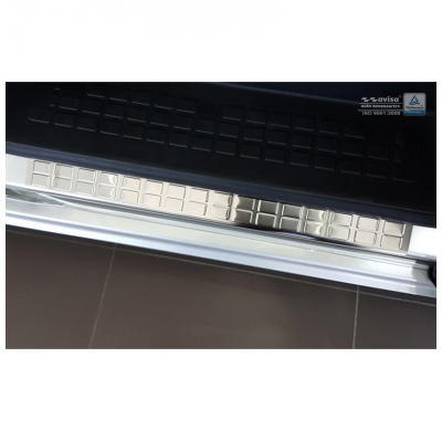 Protectores de umbral de puerta en acero inoxidable Citroën Spacetourer / Peugeot Traveller / Toyota Proace 2016- - 'Rectángulos