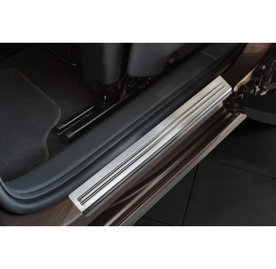 Taloneras puerta inox Volkswagen Sharan II / Seat Alhambra II 2010- - 'Special Edition' - 4-piezas