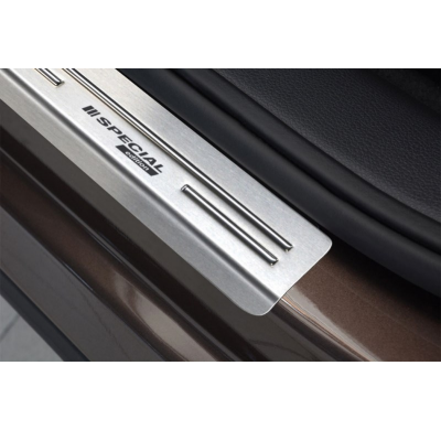 Taloneras puerta inox Volkswagen Sharan II / Seat Alhambra II 2010- - 'Special Edition' - 4-piezas