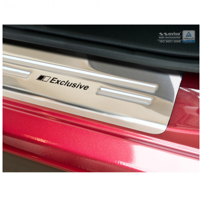 Protectores de umbral Inox Mazda 3 2013- & Mazda 6 2013- - 'Exclusivo' - 4 piezas