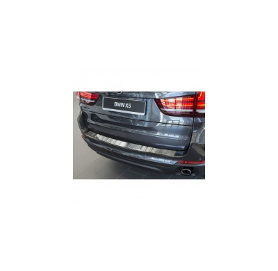 Protector paragolpes trasero acero inox BMW X5 F15 2013- 'Ribs'