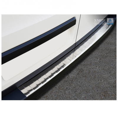 Protector paragolpes trasero acero inox Volkswagen Crafter TGE 2017- 'Ribs'