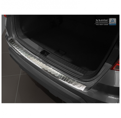 Protector paragolpes trasero acero inox Seat Arona 2017- 'Ribs'