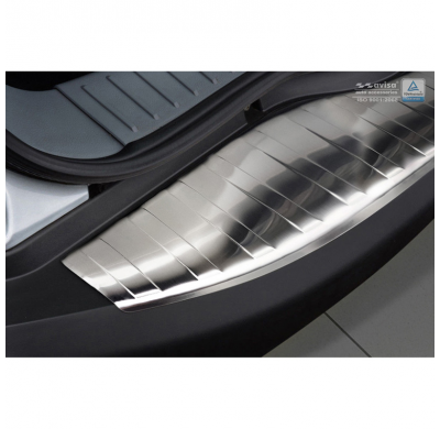 Protector paragolpes trasero acero inox Ford S-Max 2006-2015 'Ribs'