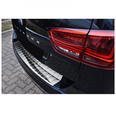 Protector de paragolpes acero inox Seat Alhambra II / Volkswagen Sharan II 2010- 'Ribs'