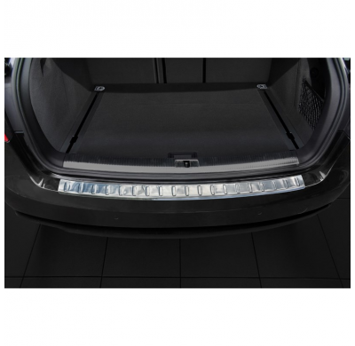 Protector paragolpes trasero acero inox Audi A4 B8 Avant Facelift 2012- 'Ribs'
