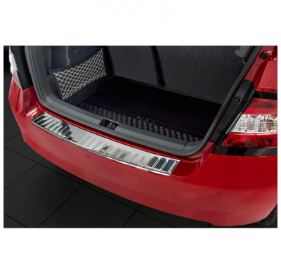 Protector Paragolpes Acero Inox Skoda Fabia Iii 5-Puertas 2014- 'Ribs'