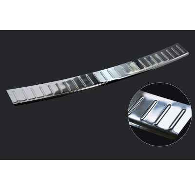 Protector De Paragolpes Acero Inox Mercedes C-Class W205 Kombi 2014- 'Ribs'