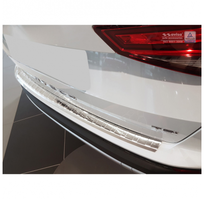 Protector paragolpes trasero acero inox Seat Ateca 2016- 'Ribs'