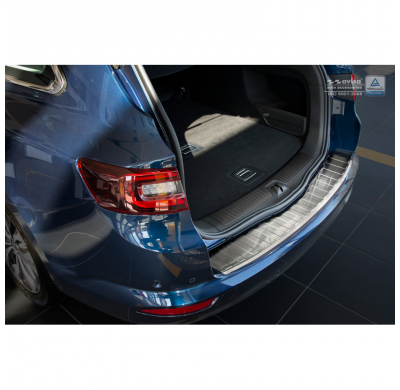 Protector de paragolpes acero inox Renault Talisman Grandtour 2016- 'Ribs'