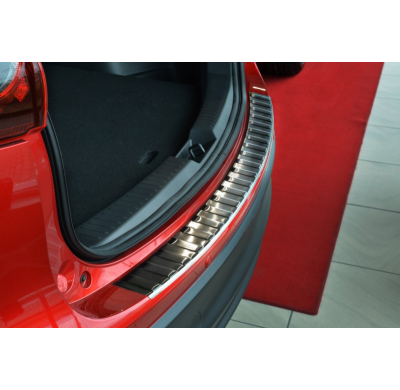 Negro Protector de paragolpes acero inox Mazda CX-5 2012- 'Ribs'