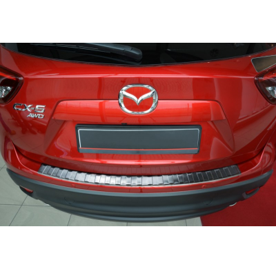 Negro Protector de paragolpes acero inox Mazda CX-5 2012- 'Ribs'
