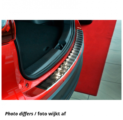 Negro Protector de paragolpes acero inox BMW X1 E84 2012-2015 'Ribs'