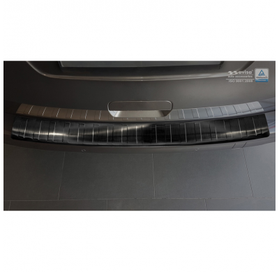 Protector paragolpes trasero Negro acero inox Peugeot Traveller/Citroën Spacetourer/Toyota Pro-Ace 2016- Ribs 