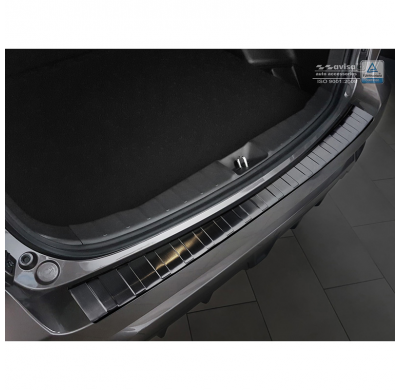 Protector Paragolpes Trasero Negro Acero Inox Mitsubishi Asx 2017- 'Ribs'