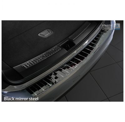 Black Mirror Protector paragolpes trasero acero inox Opel Insignia B Sportstourer 2017- 'Ribs'