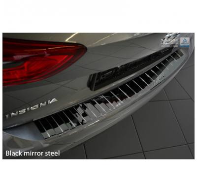 Black Mirror Protector paragolpes trasero acero inox Opel Insignia B Sportstourer 2017- 'Ribs'