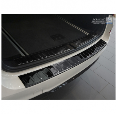 Black Mirror Protector paragolpes trasero acero inox BMW X3 F25 2014-2017 'Ribs'