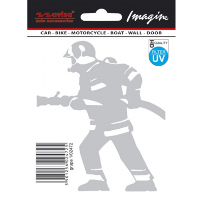 Auto Tattoo Sticker Bombero - 9,5x11cm