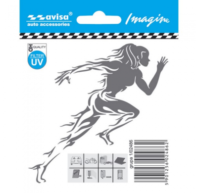 Auto Tattoo Sticker Runner - 9,6x9,6cm