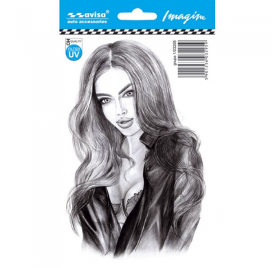 Auto Tattoo Pegatina Sara chica - 10,9x17cm