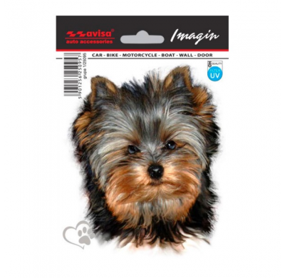 Auto Pegatina Tatuaje Yorkshire Terrier II - 11x13cm