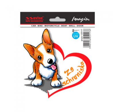 Auto Etiqueta Tatuaje ZE SCHRONISKA - 13x13cm