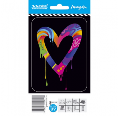 Auto Tattoo Pegatina Corazón - 8,7x11,6cm