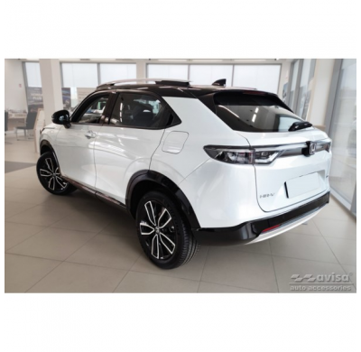 Protectores de umbrales de puerta Black Inox aptos para Honda HR-V 2021- 'Hybrid' - 4 piezas