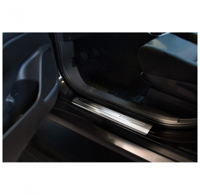 Protector talonera de puerta acero inox Mitsubishi Outlander III 2012- - 'Exclusive' - 4-piezas