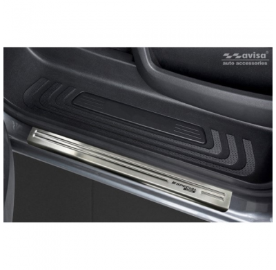 Protector talonera de puerta acero inox Mercedes Vito & V-Class W447 2014- - 'Special Edition' - 2-piezas