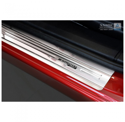 Protector talonera de puerta acero inox Nissan Qashqai I 2007-2013 - 'Special Edition' - 4-piezas