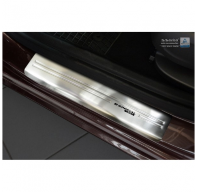 Protector talonera de puerta acero inox Opel Astra K Sportstourer 2015- - 'Special Edition' - 4-piezas