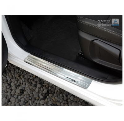 Protector talonera de puerta acero inox Renault Kadjar 2015- - 'Special Edition' - 4-piezas