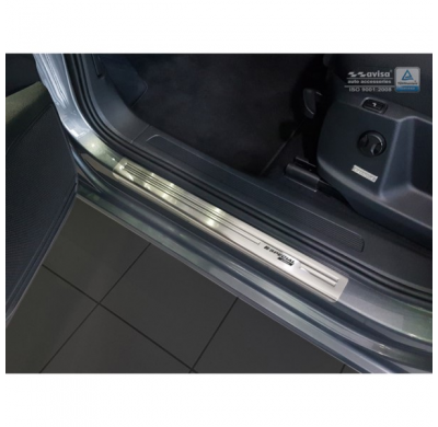 Protector talonera de puerta acero inox Volkswagen Touran III 2015- - 'Special Edition' - 4-piezas