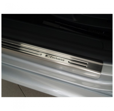 Protector talonera de puerta acero inox Volkswagen Passat 3C Sedan/Variant 2005-2014 - 'Exclusive' - 4-piezas