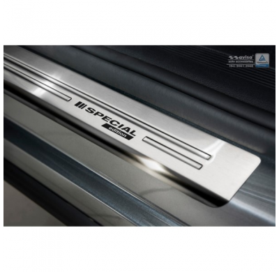 Protector talonera de puerta acero inox Volkswagen Tiguan II 2016- incl. Allspace 2017 - 'Special Edition' - 2-piezas