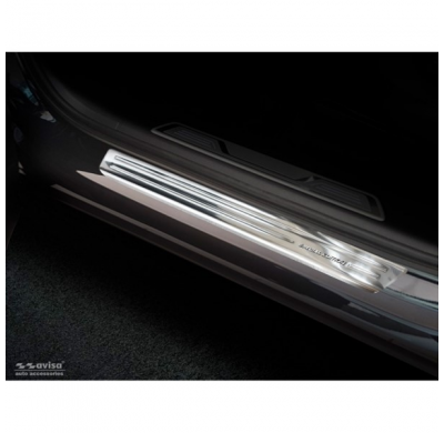 Protectores De Umbral De Puerta En Inox Volkswagen Touareg Iii 2018- - 'Edición Especial' - 4 Piezas