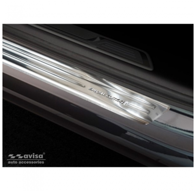 Protectores De Umbral De Puerta En Inox Volkswagen Touareg Iii 2018- - 'Edición Especial' - 4 Piezas