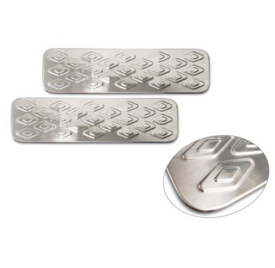 Protectores de umbral de puerta de acero inoxidable aptos para Volkswagen ID.Buzz 2022- 2 piezas