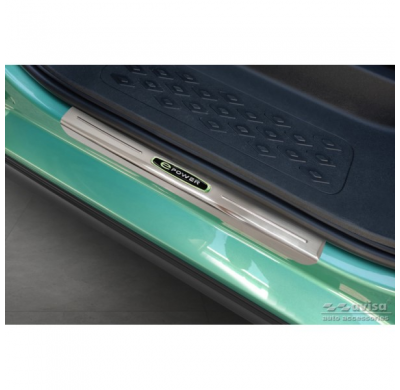 Protectores de umbral de puerta de acero inoxidable para Volkswagen ID.Buzz 2022- 'E-Power' - 2 piezas