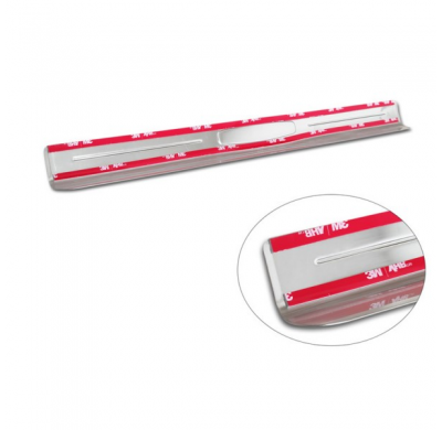 Protectores de umbral de puerta de acero inoxidable para Volkswagen ID.Buzz 2022- 'E-Power' - 2 piezas