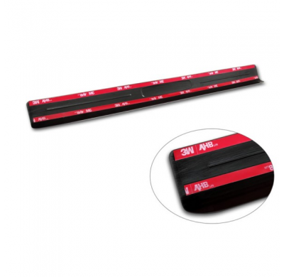 Protectores de umbral de puerta Inox negro apto para Volkswagen ID.Buzz 2022- 'E-Power' - 2 piezas