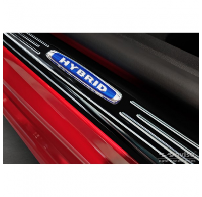 Protectores de umbral de puerta Black Inox adecuados para Ford Focus IV excl. ST-Line 2018- 'Híbrido' - 4 piezas