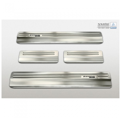 Protector talonera de puerta acero inox Mazda CX-5 II 2017- - 'Special Edition' - 4-piezas