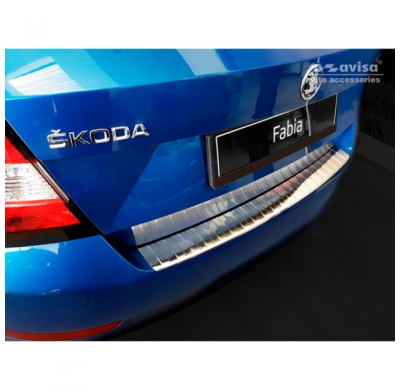 Protector Acero Paragolpes Trasero Skoda Fabia Iii Hb 5-Puertas Facelift 2018- 'Ribs'