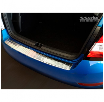 Protector Acero Paragolpes Trasero Skoda Fabia Iii Hb 5-Puertas Facelift 2018- 'Ribs'