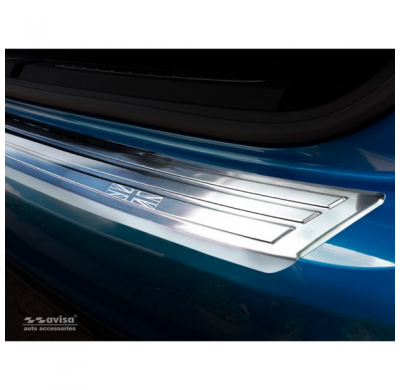 Protector acero paragolpes trasero Mini Countryman R60 FL 2014-2016 'flag/lines'
